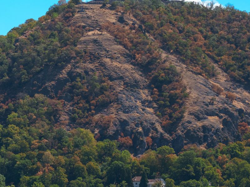 Visegrád castle above the Danube Bend